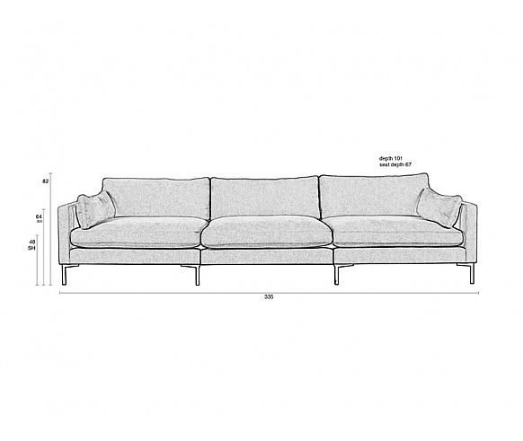 Summer 4,5 sofa